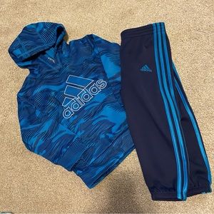 NWOT Adidas toddler hoodie and pants set